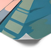 砂漠生活デザイン#1 ポスター (角)