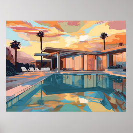 砂漠生活デザイン#1 ポスター