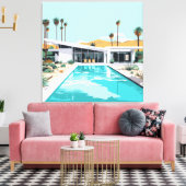 砂漠生活#2 キャンバスプリント (インサイチュ (リビング))