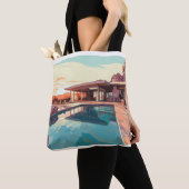 砂漠生活#3 トートバッグ (クローズアップ)