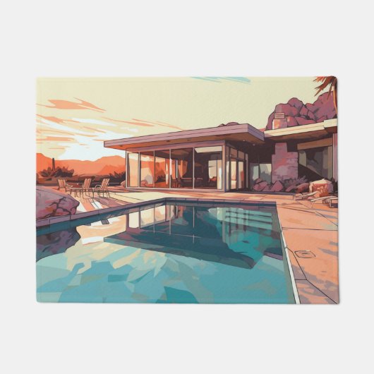 砂漠生活#3 ドアマット (正面)