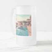 砂漠生活#3 フロストグラスビールジョッキ (正面左)