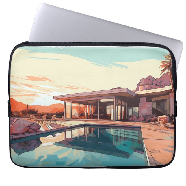 砂漠生活#3 ラップトップスリーブ (正面)