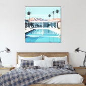 砂漠生活 #4 キャンバスプリント (インサイチュ (寝室))