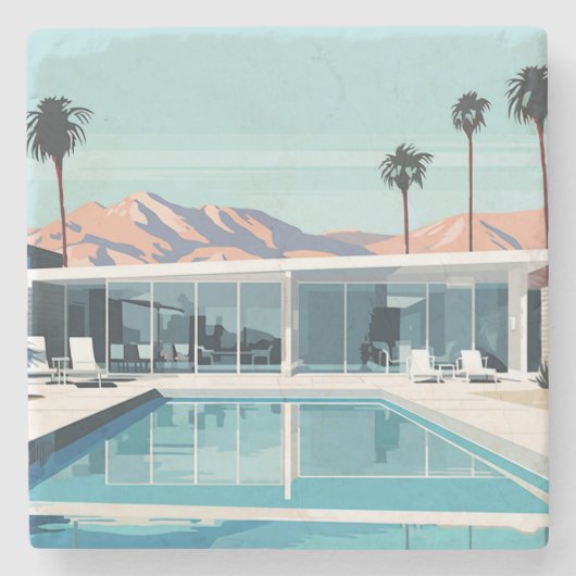 砂漠生活#4 ストーンコースター (正面)