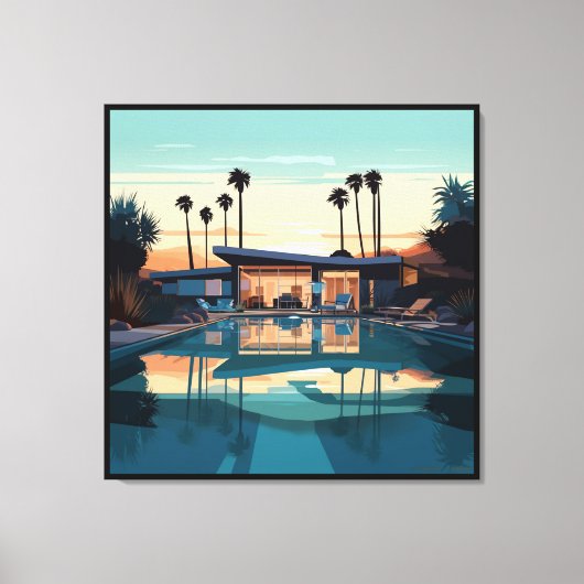 砂漠生活#5 キャンバスプリント (正面)