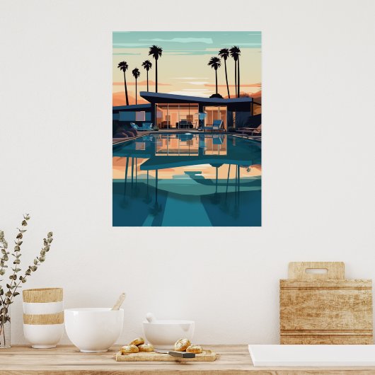 砂漠生活#5 ポスター (キッチン)