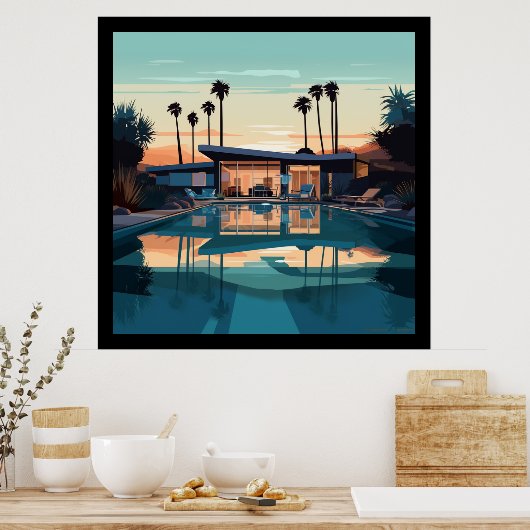 砂漠生活#5 ポスター (キッチン)