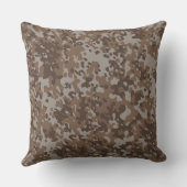 砂漠砂迷彩柄模様 クッション (裏面)