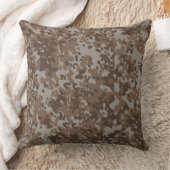 砂漠砂迷彩柄模様 クッション (ブランケット)