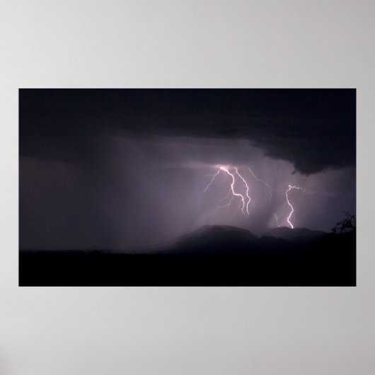 砂漠稲妻 ポスター (正面)