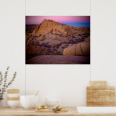 砂漠素晴らし夕日 ポスター (キッチン)