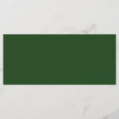 砂漠結婚のメニュー メニュー (裏面)