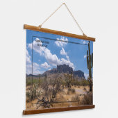 砂漠美しいと迷信魔法 吊り下げ型タペストリー (傾斜あり)