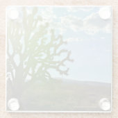 砂漠美しい ガラスコースター (裏面)