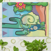 砂漠美しい キッチンタオル (折り畳み)