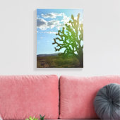 砂漠美しい キャンバスプリント (インサイチュ (リビング))