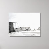 砂漠美しい キャンバスプリント (正面)