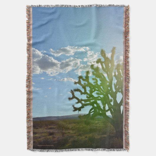 砂漠美しい スローブランケット (正面縦)