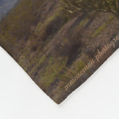 砂漠美しい フリースブランケット (角)