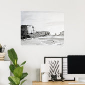 砂漠美しい ポスター (ホームオフィス)