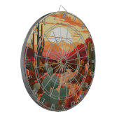 砂漠美しい#1ポスター ダーツボード (正面左)