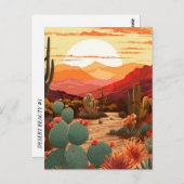 砂漠美しい#1ポスター ポストカード (正面/裏面)