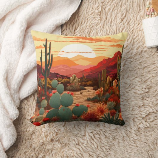 砂漠美しい#1 クッション (ブランケット)