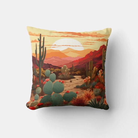 砂漠美しい#1 クッション (正面)