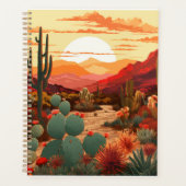 砂漠美しい#1 プランナー手帳 (正面)