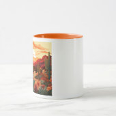 砂漠美しい#1 マグカップ (中央)