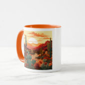 砂漠美しい#1 マグカップ (正面左)