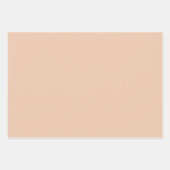 砂漠色無地の ラッピングペーパーシート (正面3)