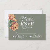 砂漠花エレガントサボテン 出欠カード (正面)