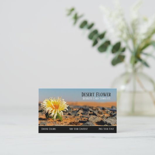 砂漠花名刺 名刺 (スタンド正面)