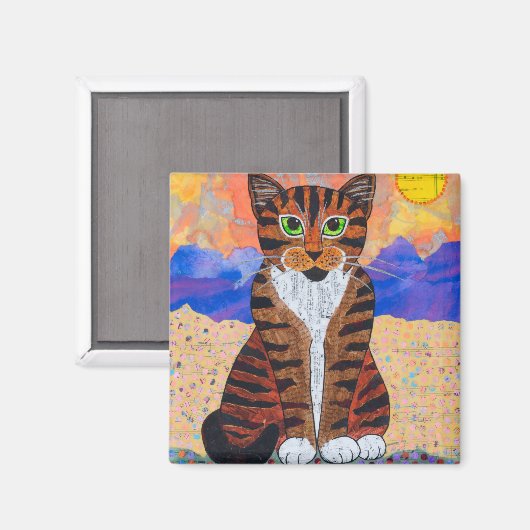 砂漠虎猫 マグネット (正面/裏面)