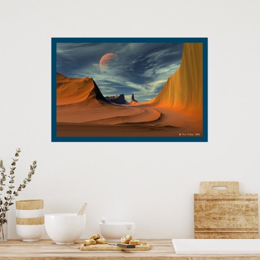 砂漠路 ポスター (キッチン)