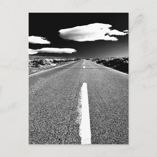 砂漠路 ポストカード (正面)