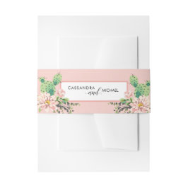 砂漠迫ったサボテン 招待状ベリーバンド