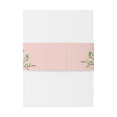 砂漠迫ったサボテン 招待状ベリーバンド (裏面例)