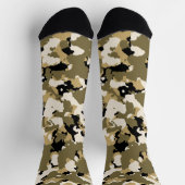 砂漠迷彩柄ソックス ソックス (上部)