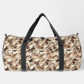 砂漠迷彩柄プリント ダッフルバッグ (裏面)