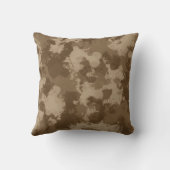 砂漠迷彩柄絵を描(ばちゃばちゃ)跳ねる クッション (裏面)
