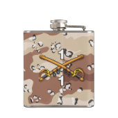 砂漠迷彩柄CAV協会フラスコ フラスク (裏面)
