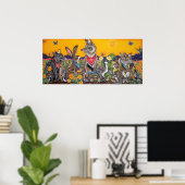 砂漠野生生物ユーモアのある南西部ポスター ポスター (ホームオフィス)