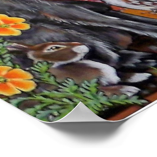 砂漠野生生物ユーモアのある南西部ポスター ポスター (角)