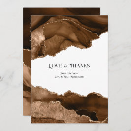 砂漠金ゴールドアゲ結婚ート サンキューカード