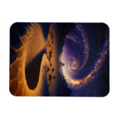 砂漠銀河系シュールレアルランドスケープアート マグネット (横)