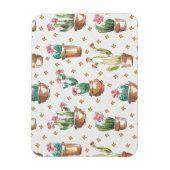 砂漠開花ステップ |花のパターン マグネット (縦)