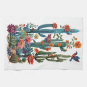 砂漠開花 キッチンタオル (横)